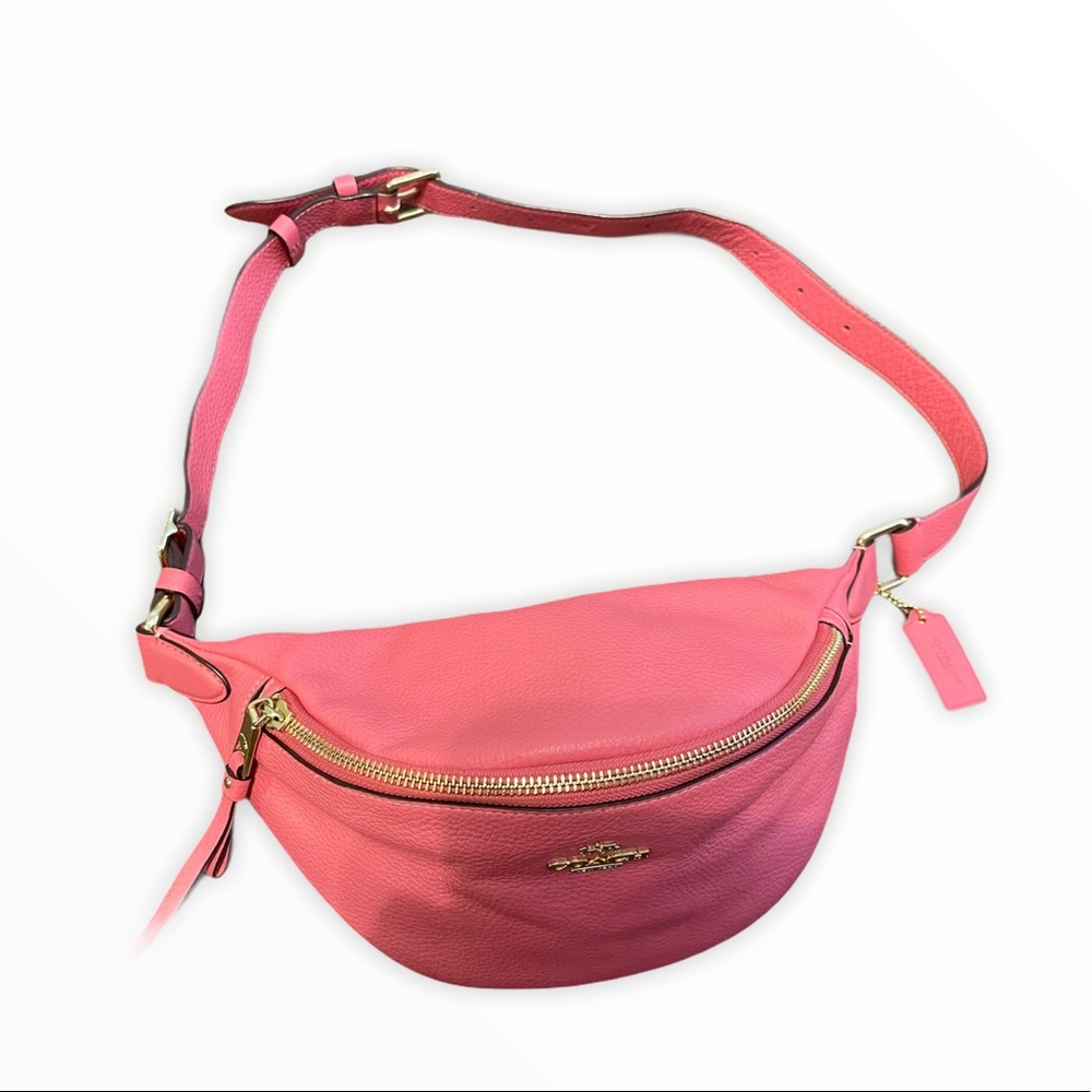 Coach Pink Belt Fanny Pack